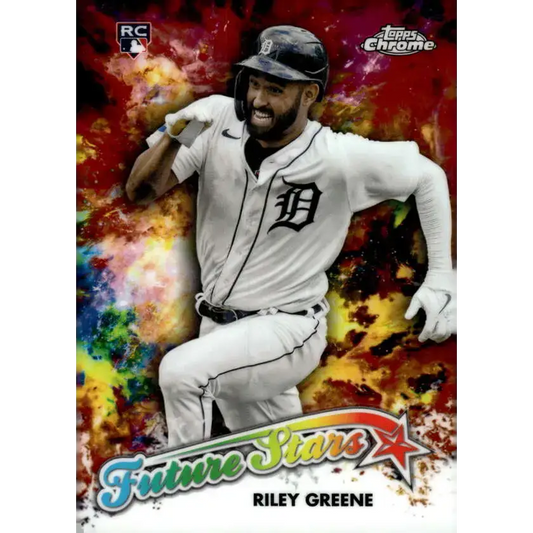 2023 Topps Chrome Future Stars Refractor #FS-19 Riley Greene NM-MT Detroit Tigers Baseball Card - Baseball Card Single