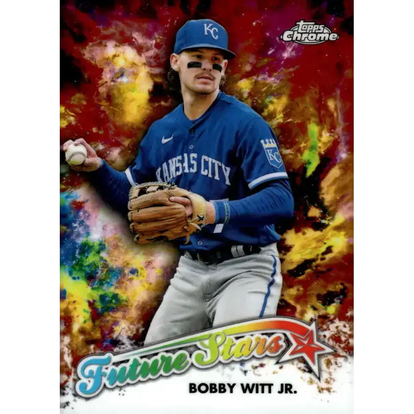 2023 Topps Chrome Future Stars Refractor #FS-2 Bobby Witt Jr. NM-MT Kansas City Royals Baseball Card - Baseball Card