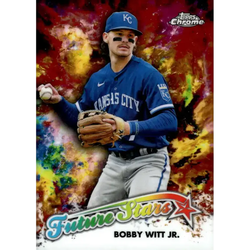 2023 Topps Chrome Future Stars Refractor #FS-2 Bobby Witt Jr. NM-MT Kansas City Royals Baseball Card - Baseball Card