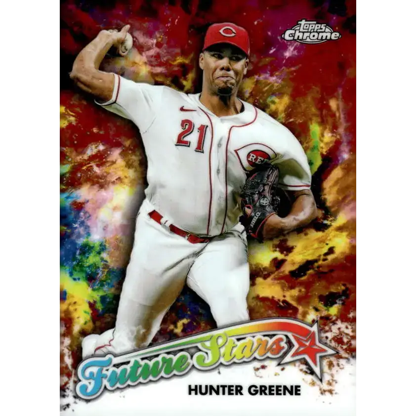2023 Topps Chrome Future Stars Refractor #FS-3 Hunter Greene NM-MT Cincinnati Reds Baseball Card - Baseball Card Single