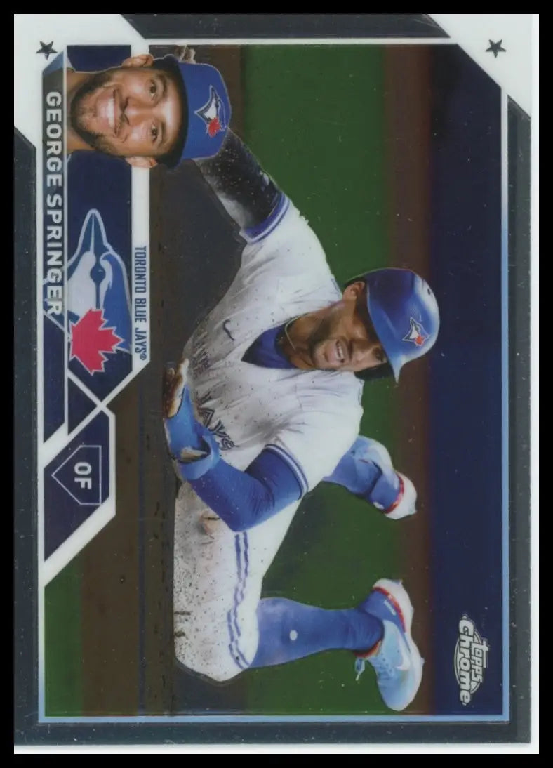 2023 Topps Chrome George Springer 134 Toronto Blue Jays NM - Baseball Card Single