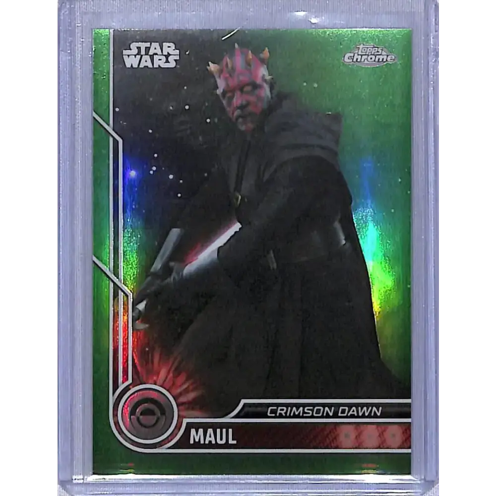 2023 Topps Chrome Green #24 Maul NM-MT 27/99 - Baseball Card Single