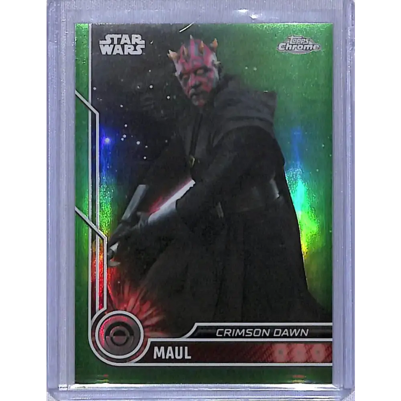2023 Topps Chrome Green #24 Maul NM-MT 27/99 - Baseball Card Single