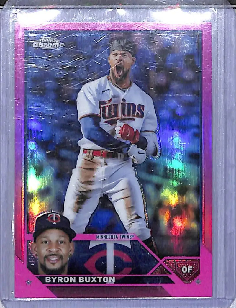 2023 Topps Chrome Pink #28 Byron Buxton NM-MT Minnesota Twins