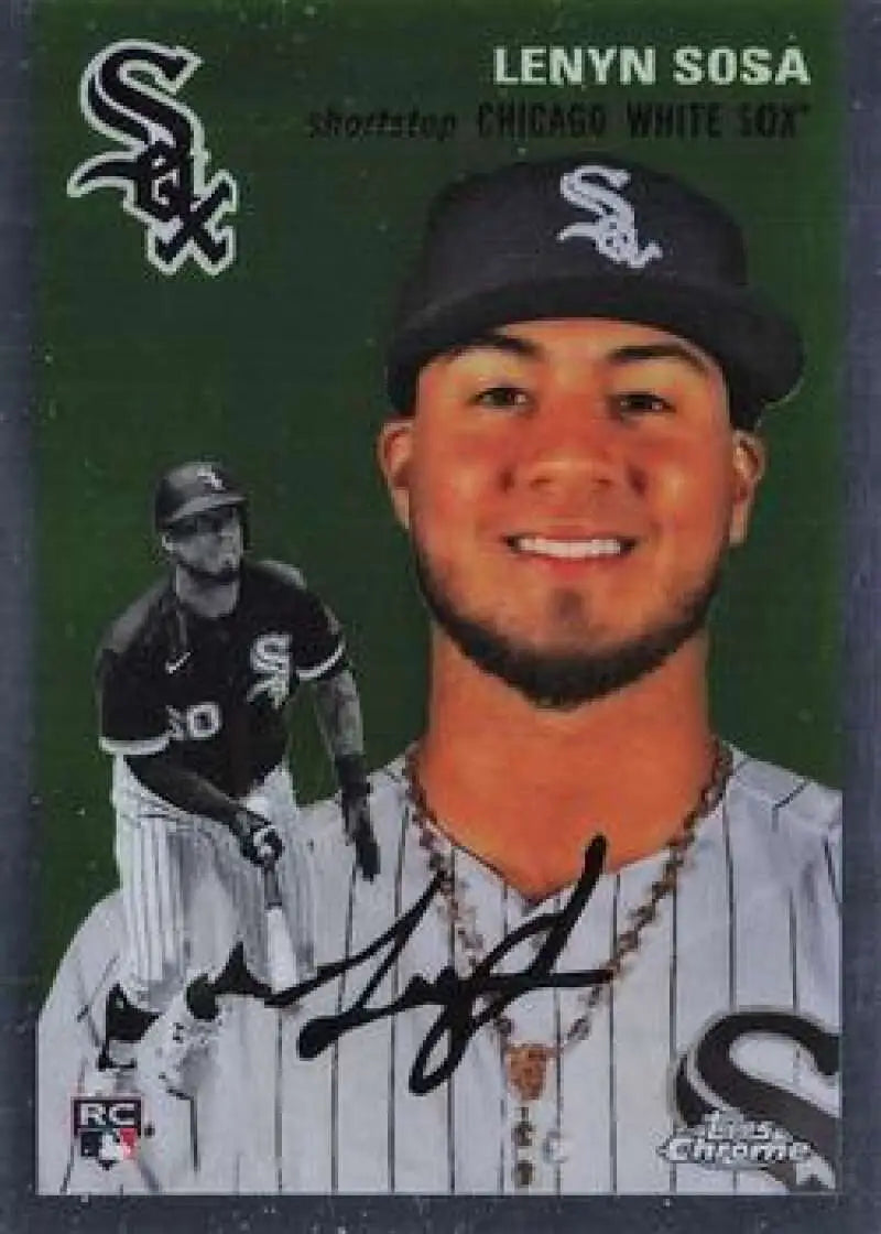 2023 Topps Chrome Platinum Anniversary #10 Lenyn Sosa EX Excellent RC Rookie Chicago White Sox Baseball Card - Baseball