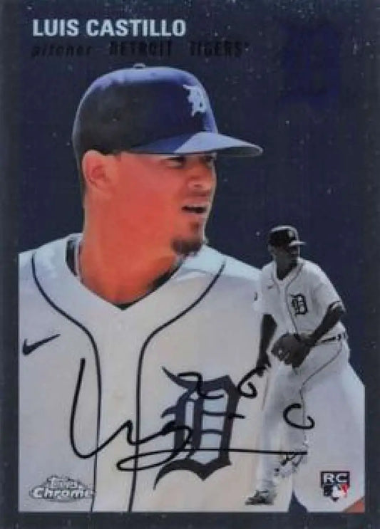 2023 Topps Chrome Platinum Anniversary #103 Luis Castillo EX Excellent RC Rookie Detroit Tigers Baseball Card