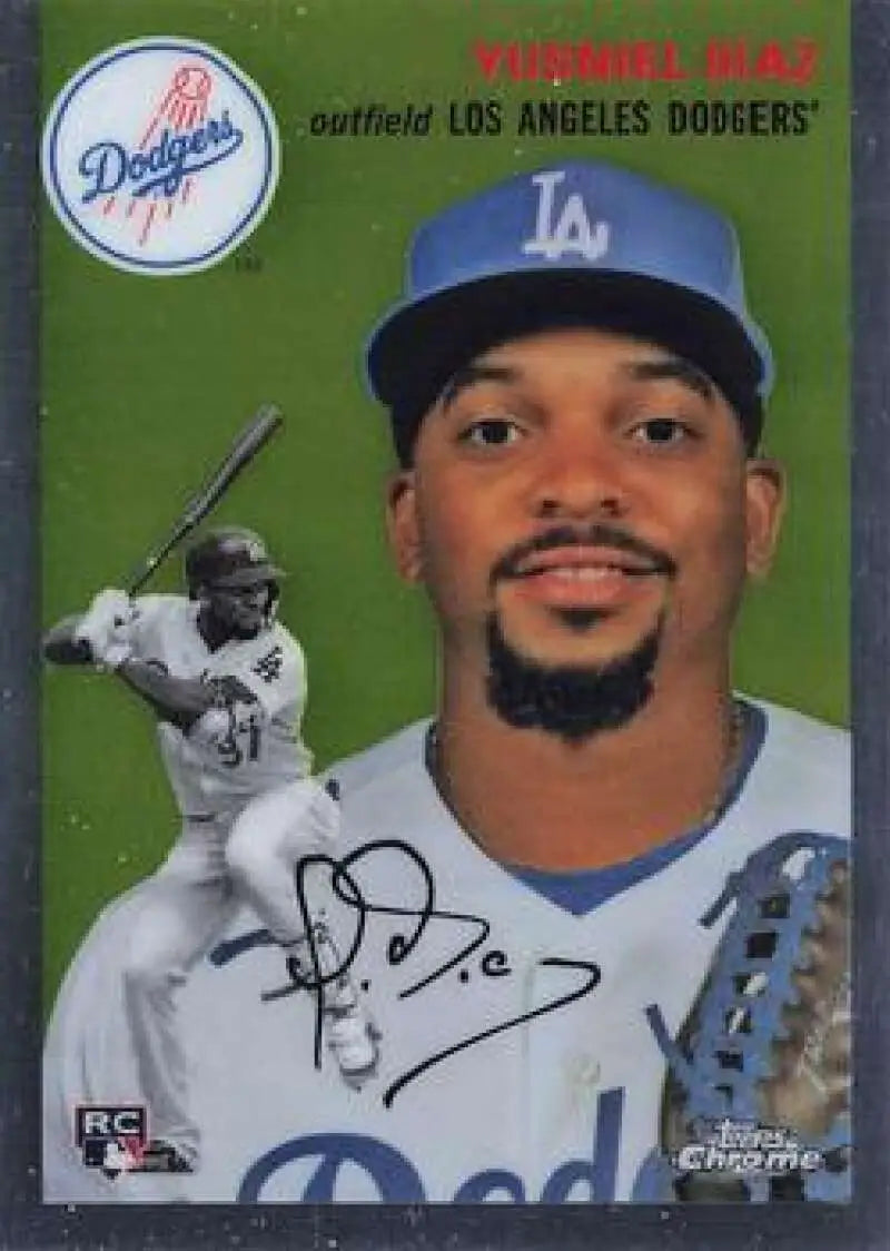 2023 Topps Chrome Platinum Anniversary #11 Yusniel Diaz EX Excellent RC Rookie Los Angeles Dodgers Baseball Card