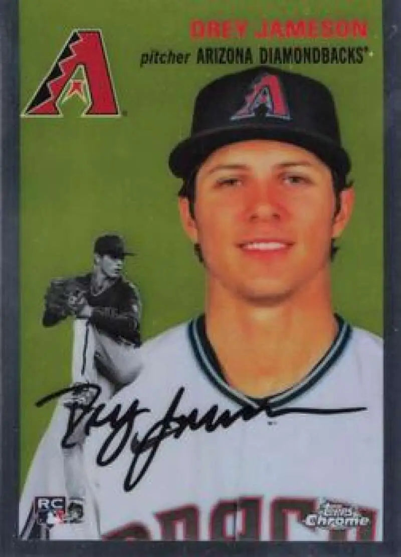 2023 Topps Chrome Platinum Anniversary #119 Drey Jameson EX Excellent RC Rookie Arizona Diamondbacks Baseball Card
