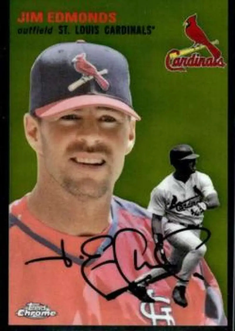 2023 Topps Chrome Platinum Anniversary #132 Jim Edmonds EX Excellent St. Louis Cardinals Baseball Card - Baseball Card