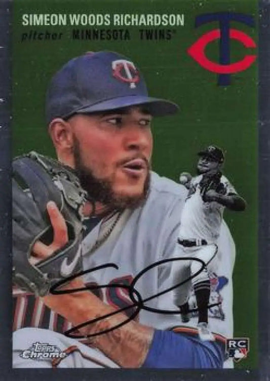 2023 Topps Chrome Platinum Anniversary #135 Simeon Woods Richardson EX Excellent RC Rookie Minnesota Twins Baseball