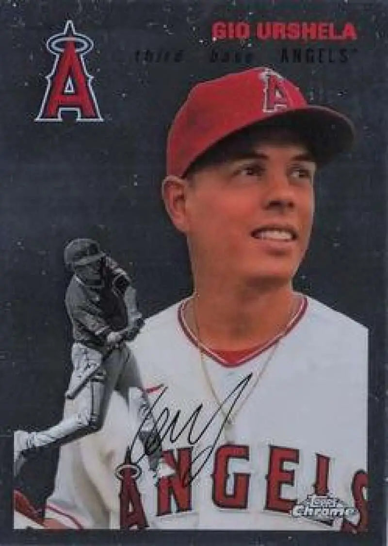 2023 Topps Chrome Platinum Anniversary #138 Gio Urshela EX Excellent Los Angeles Angels Baseball Card - Baseball Card