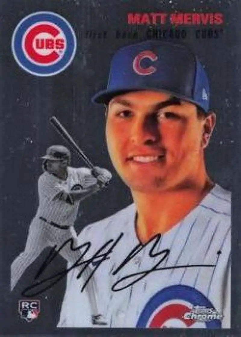 2023 Topps Chrome Platinum Anniversary #139 Matt Mervis EX Excellent RC Rookie Chicago Cubs Baseball Card - Baseball
