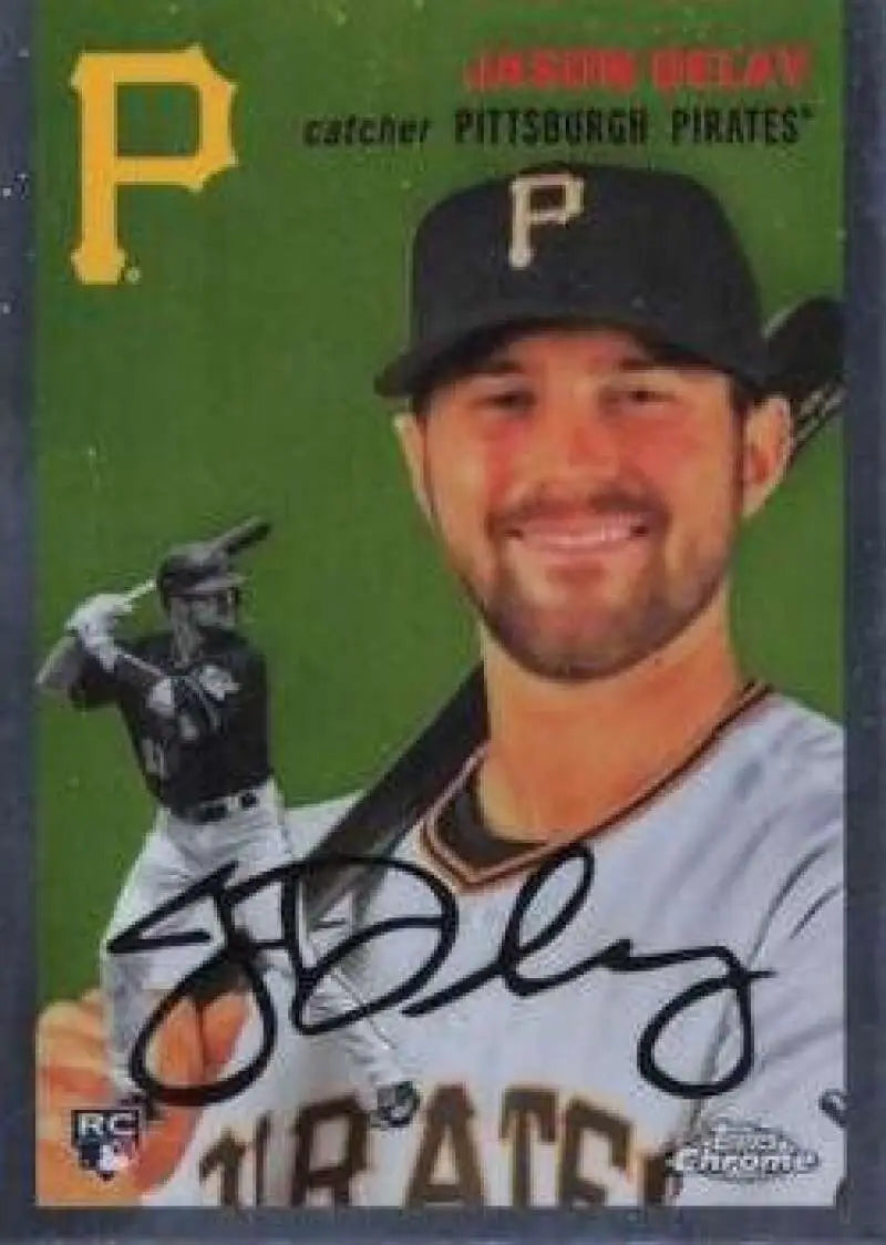 2023 Topps Chrome Platinum Anniversary #145 Jason Delay EX Excellent RC Rookie Pittsburgh Pirates Baseball Card