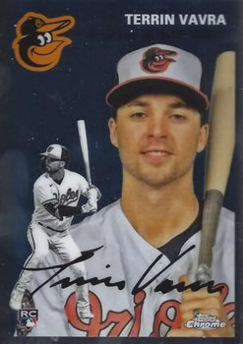 2023 Topps Chrome Platinum Anniversary #151 Terrin Vavra EX Excellent RC Rookie Baltimore Orioles Baseball Card