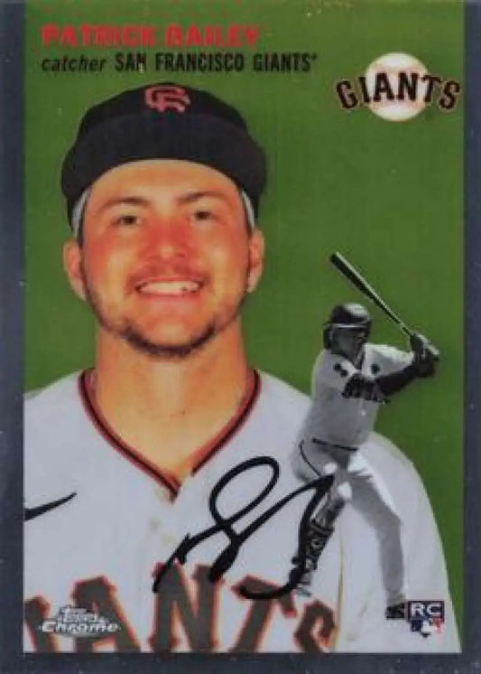 2023 Topps Chrome Platinum Anniversary #154 Patrick Bailey EX Excellent RC Rookie San Francisco Giants Baseball Card