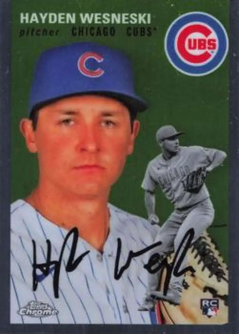 2023 Topps Chrome Platinum Anniversary #157 Hayden Wesneski EX Excellent RC Rookie Chicago Cubs Baseball Card