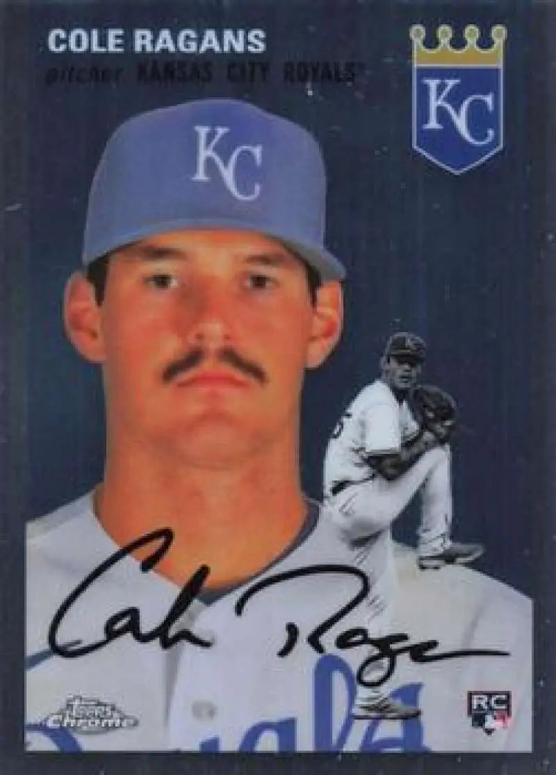 2023 Topps Chrome Platinum Anniversary #170 Cole Ragans EX Excellent RC Rookie Kansas City Royals Baseball Card