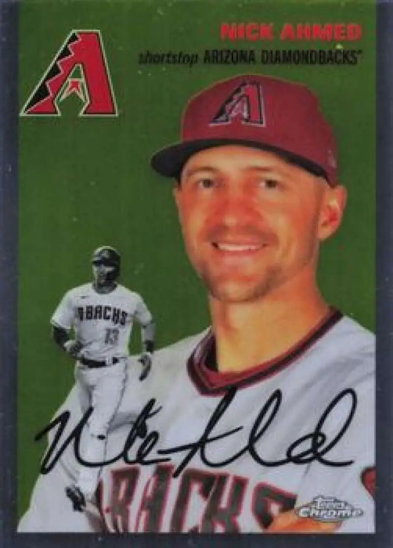 2023 Topps Chrome Platinum Anniversary #181 Nick Ahmed EX Excellent Arizona Diamondbacks Baseball Card - Baseball Card