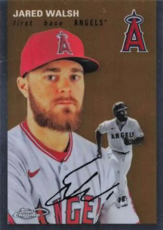 2023 Topps Chrome Platinum Anniversary #183 Jared Walsh EX Excellent Los Angeles Angels Baseball Card