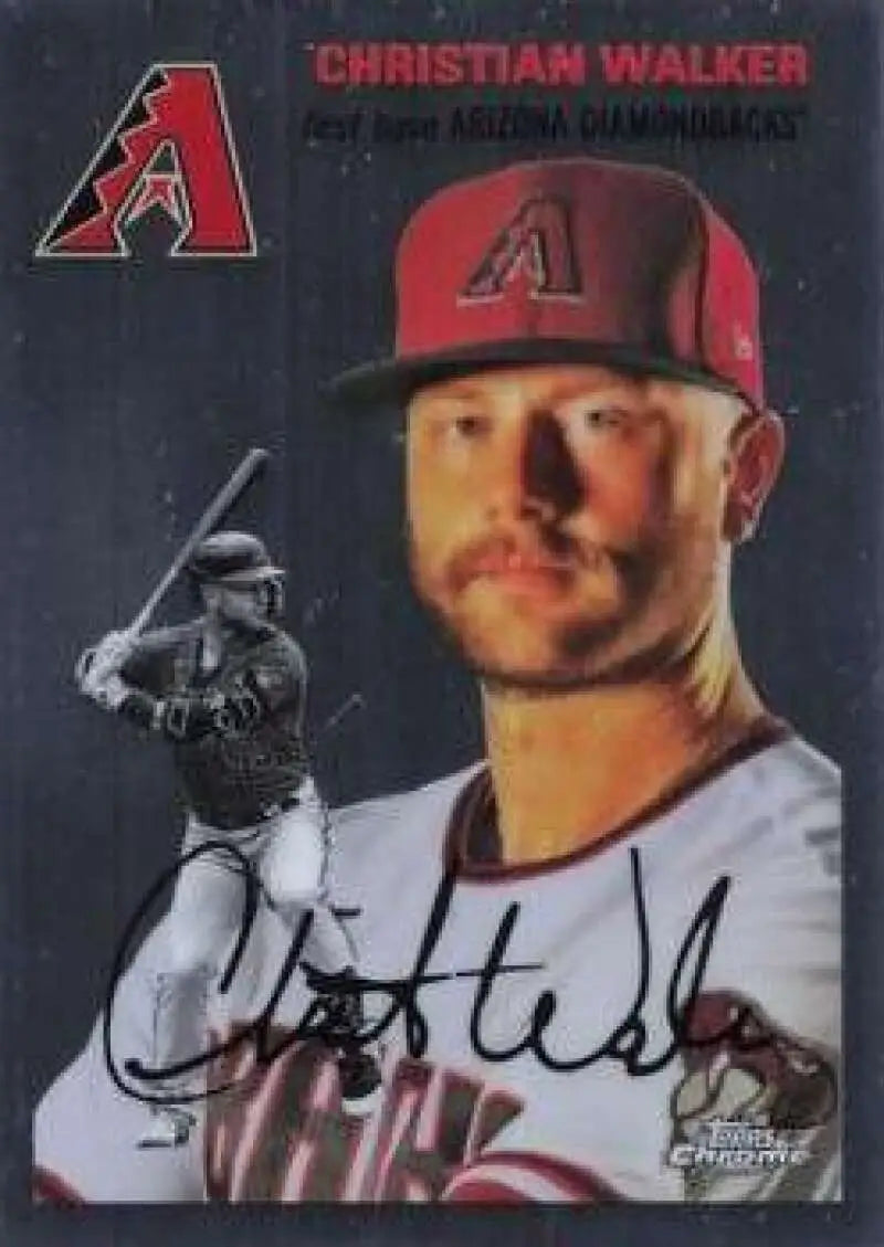 2023 Topps Chrome Platinum Anniversary #185 Christian Walker EX Excellent Arizona Diamondbacks Baseball Card - Baseball