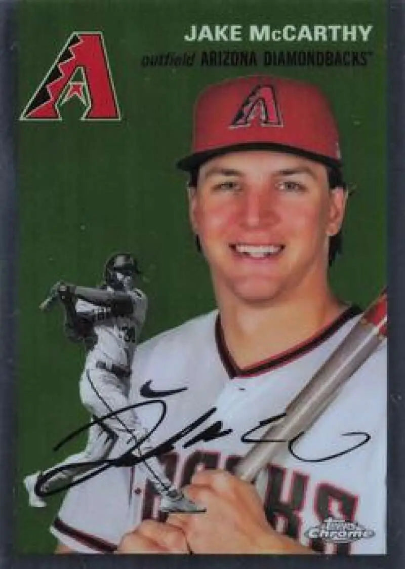 2023 Topps Chrome Platinum Anniversary #187 Jake McCarthy EX Excellent Arizona Diamondbacks Baseball Card - Baseball