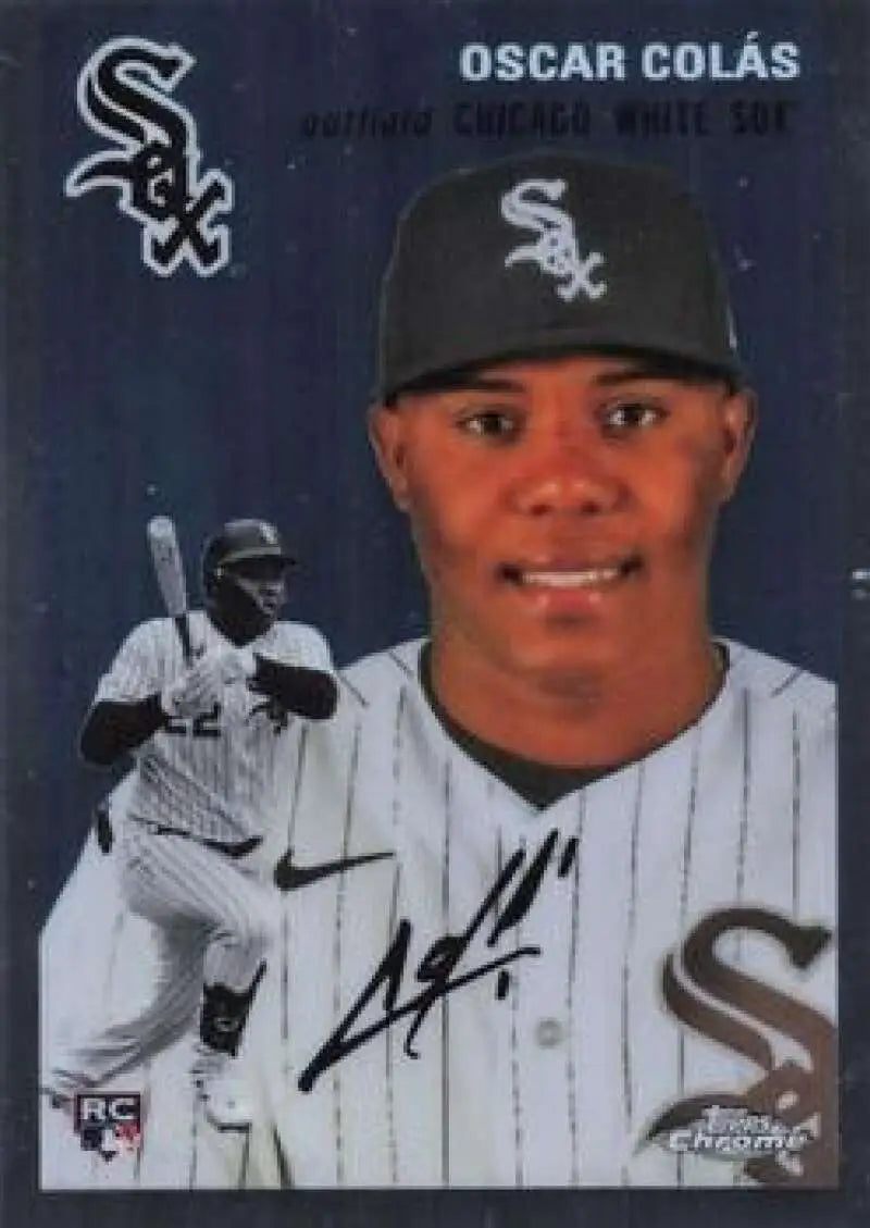 2023 Topps Chrome Platinum Anniversary #188 Oscar Colas EX Excellent RC Rookie Chicago White Sox Baseball Card