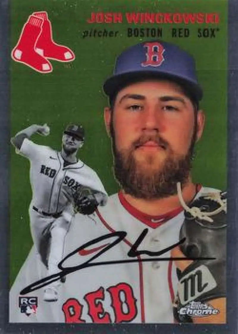 2023 Topps Chrome Platinum Anniversary #19 Josh Winckowski EX Excellent RC Rookie Boston Red Sox Baseball Card