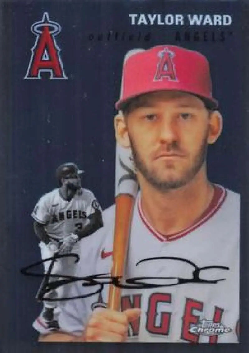 2023 Topps Chrome Platinum Anniversary #190 Taylor Ward EX Excellent Los Angeles Angels Baseball Card - Baseball Card
