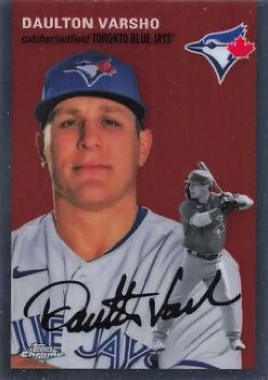 2023 Topps Chrome Platinum Anniversary #192 Daulton Varsho EX Excellent Toronto Blue Jays Baseball Card - Baseball Card