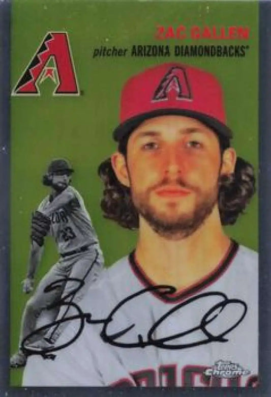2023 Topps Chrome Platinum Anniversary #196 Zac Gallen EX Excellent Arizona Diamondbacks Baseball Card - Baseball Card