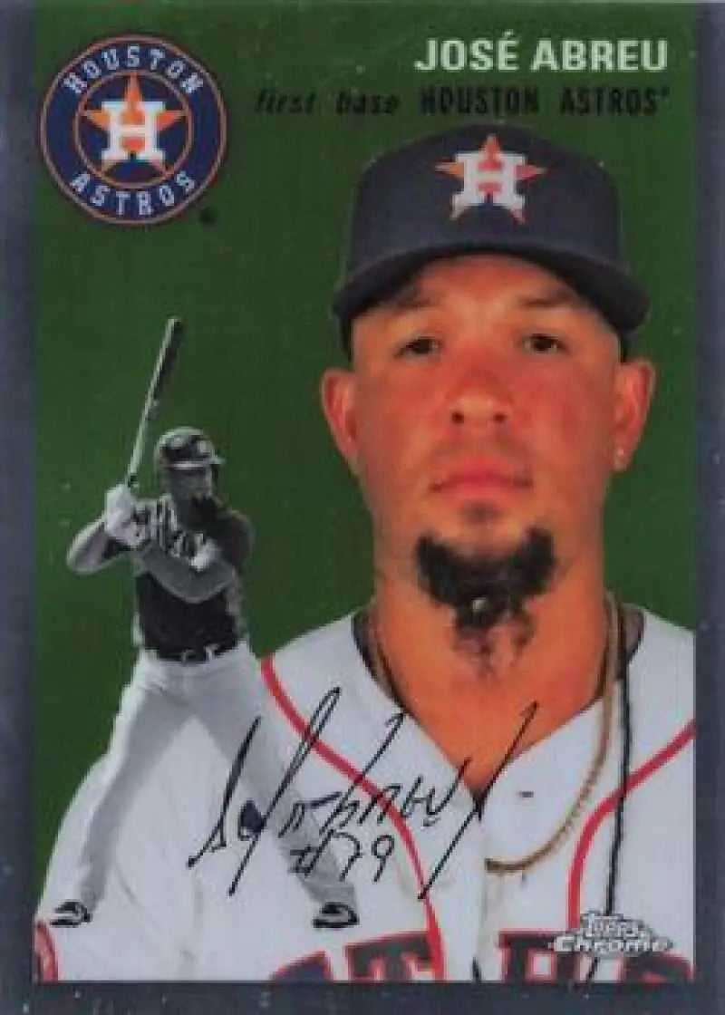 2023 Topps Chrome Platinum Anniversary #201 Jose Abreu EX Excellent Houston Astros Baseball Card - Baseball Card Single