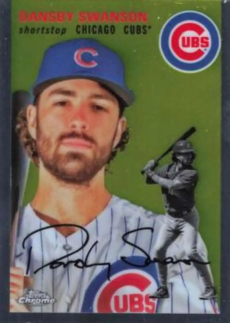 2023 Topps Chrome Platinum Anniversary #204 Dansby Swanson EX Excellent Chicago Cubs Baseball Card - Baseball Card