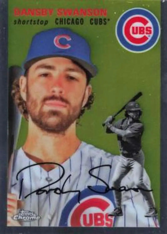 2023 Topps Chrome Platinum Anniversary #204 Dansby Swanson EX Excellent Chicago Cubs Baseball Card - Baseball Card