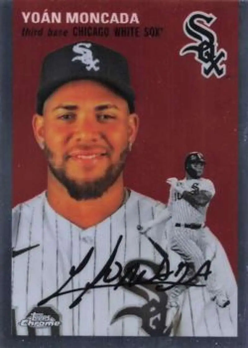 2023 Topps Chrome Platinum Anniversary #205 Yoan Moncada EX Excellent Chicago White Sox Baseball Card - Baseball Card