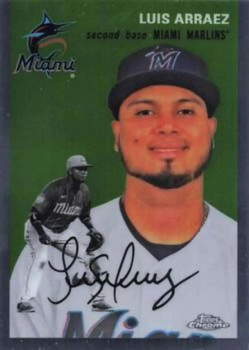 2023 Topps Chrome Platinum Anniversary #212 Luis Arraez EX Excellent Miami Marlins Baseball Card - Baseball Card Single