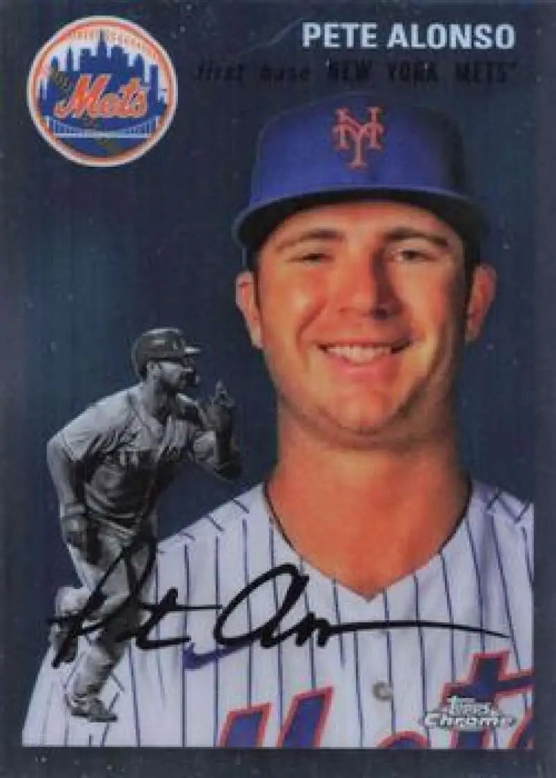 2023 Topps Chrome Platinum Anniversary #215 Pete Alonso EX Excellent New York Mets Baseball Card - Baseball Card Single