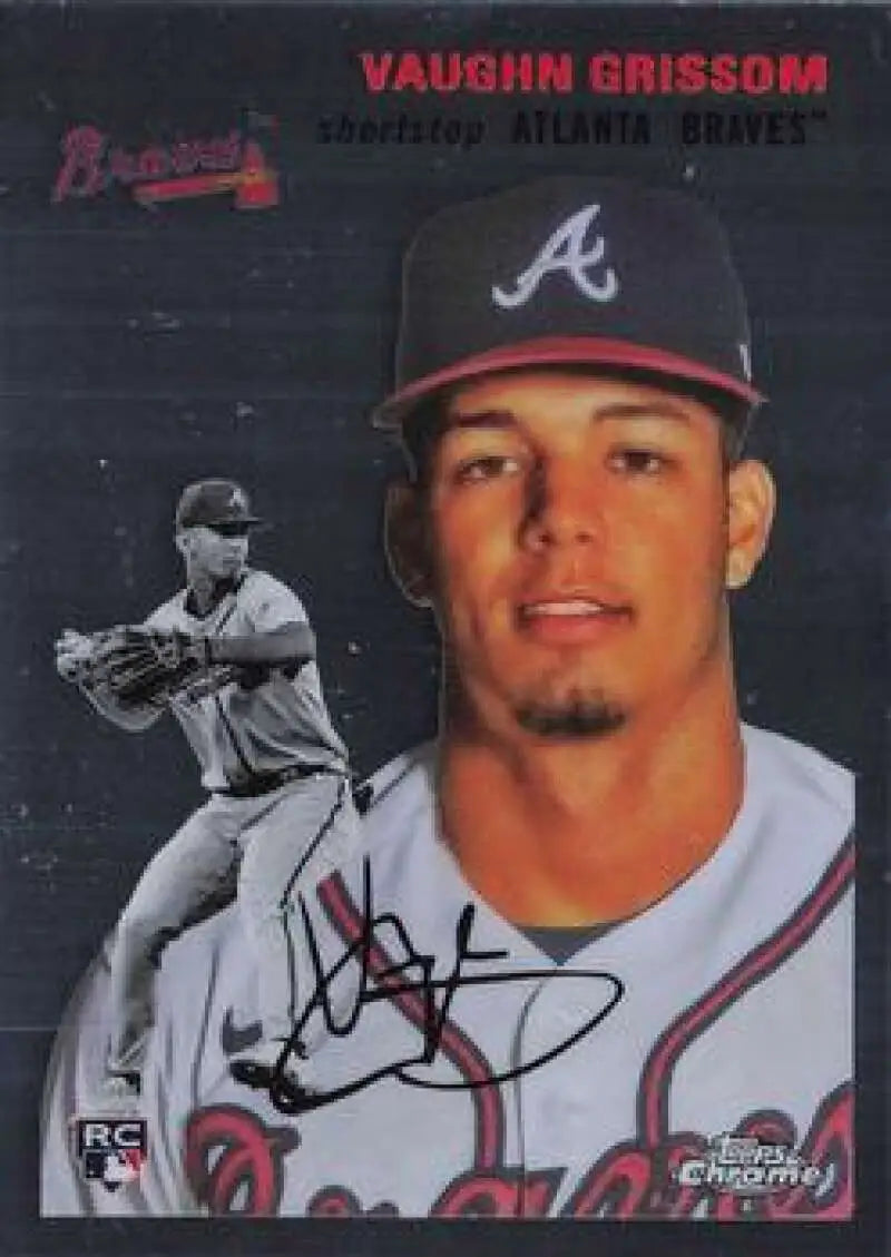 2023 Topps Chrome Platinum Anniversary #22 Vaughn Grissom EX Excellent RC Rookie Atlanta Braves Baseball Card