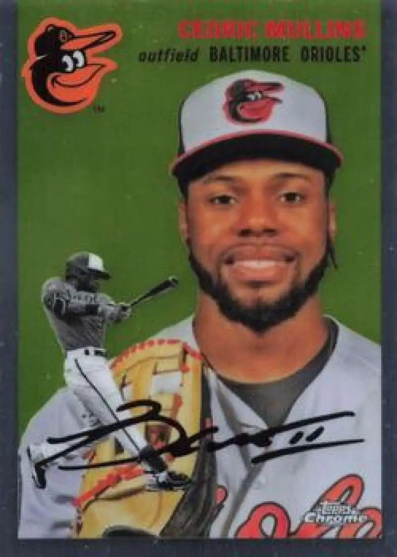 2023 Topps Chrome Platinum Anniversary #221 Cedric Mullins EX Excellent Baltimore Orioles Baseball Card - Baseball Card