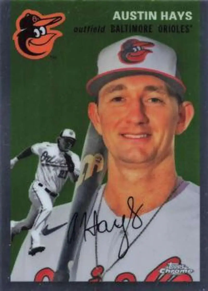 2023 Topps Chrome Platinum Anniversary #224 Austin Hays EX Excellent Baltimore Orioles Baseball Card - Baseball Card