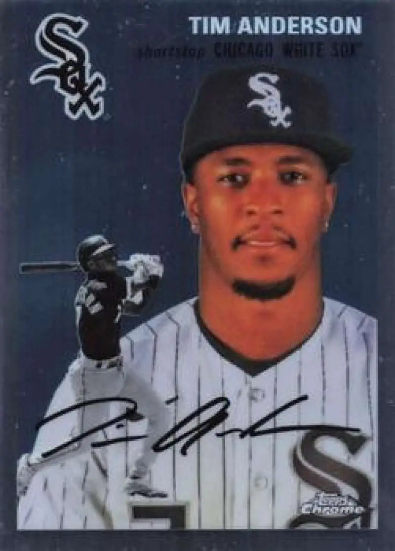 2023 Topps Chrome Platinum Anniversary #231 Tim Anderson EX Excellent Chicago White Sox Baseball Card - Baseball Card
