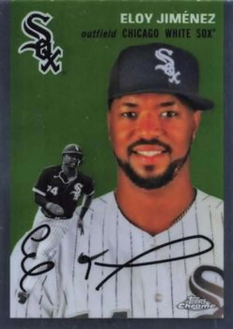 2023 Topps Chrome Platinum Anniversary #235 Eloy Jimenez EX Excellent Chicago White Sox Baseball Card - Baseball Card