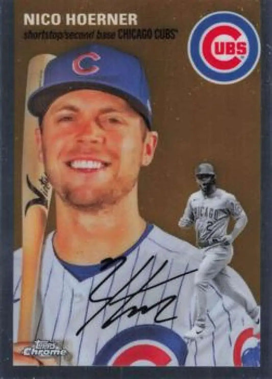 2023 Topps Chrome Platinum Anniversary #236 Nico Hoerner EX Excellent Chicago Cubs Baseball Card - Baseball Card Single