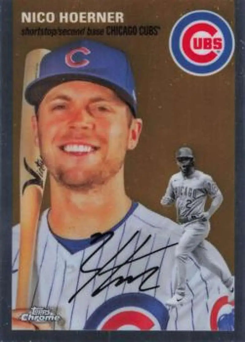2023 Topps Chrome Platinum Anniversary #236 Nico Hoerner EX Excellent Chicago Cubs Baseball Card - Baseball Card Single
