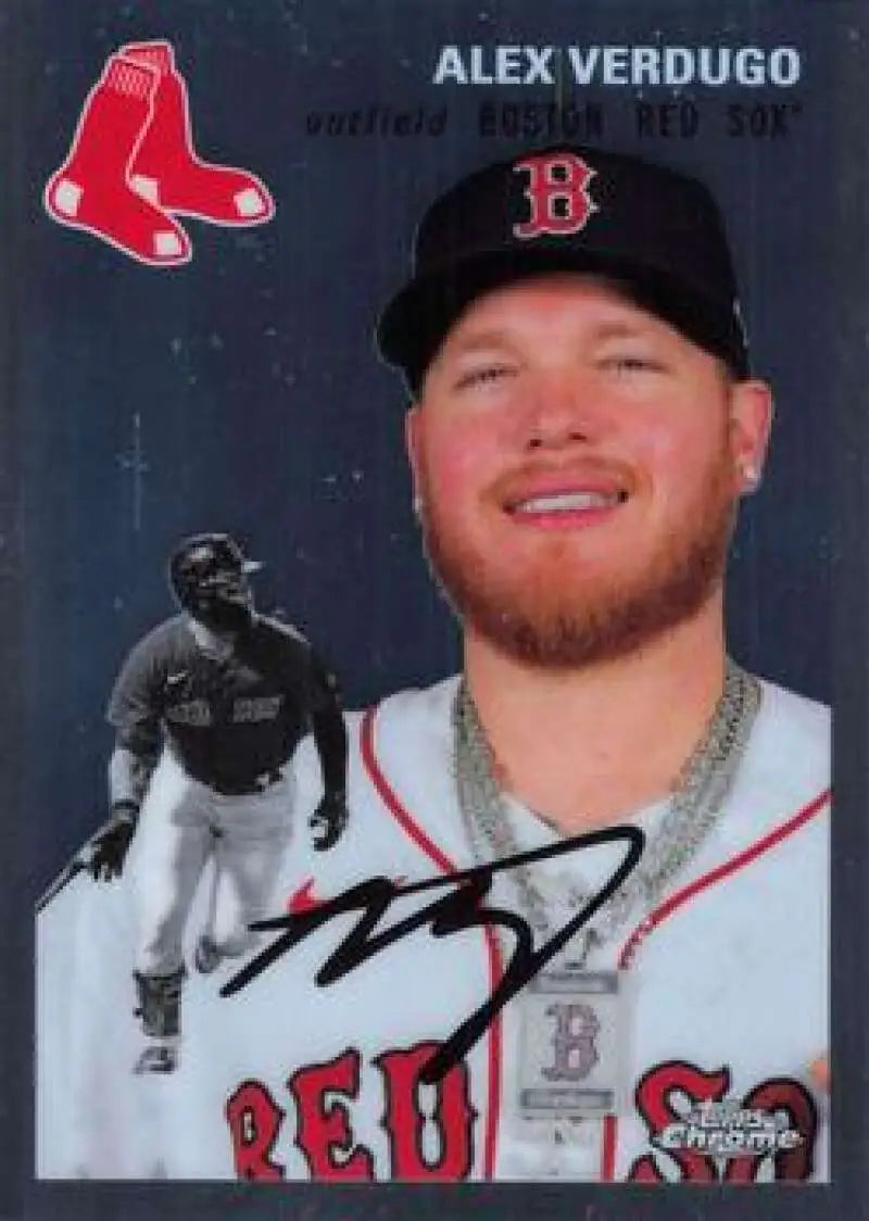 2023 Topps Chrome Platinum Anniversary #239 Alex Verdugo EX Excellent Boston Red Sox Baseball Card - Baseball Card