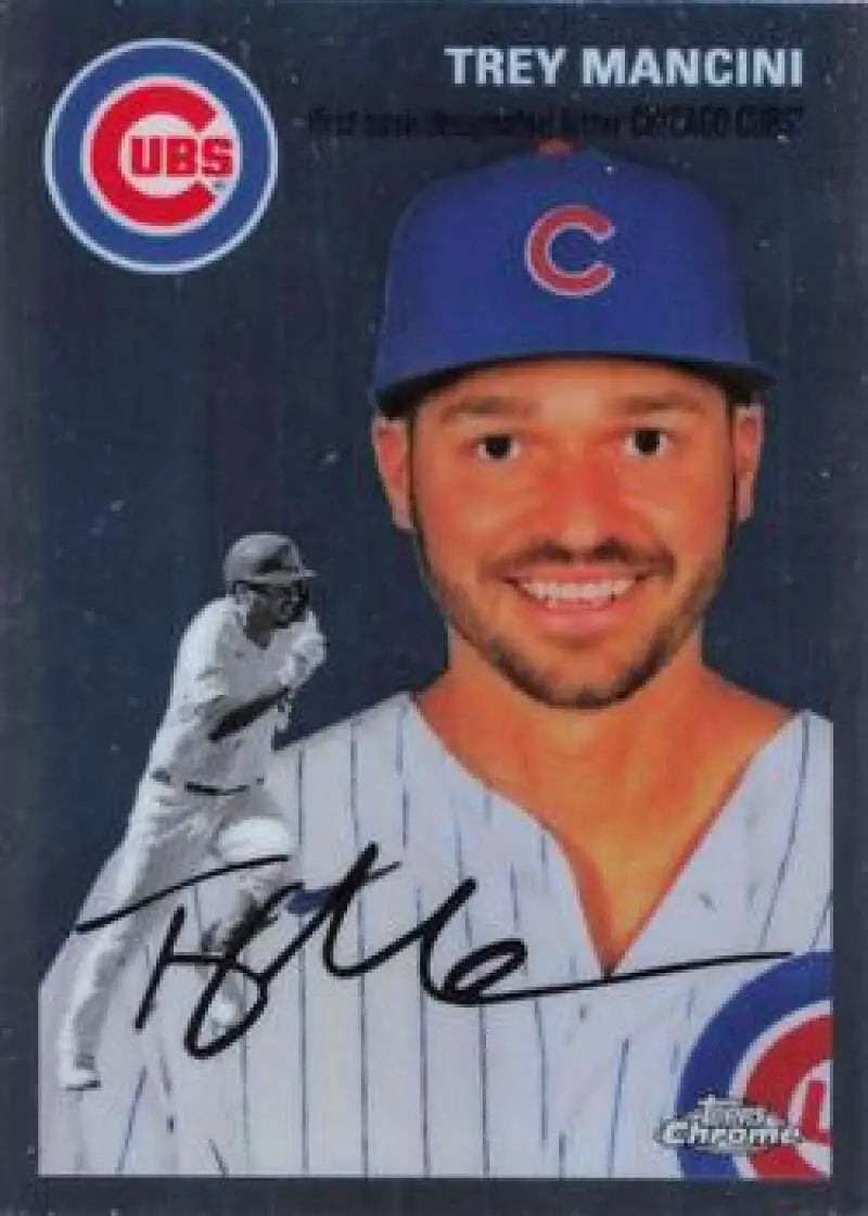 2023 Topps Chrome Platinum Anniversary #242 Trey Mancini EX Excellent Chicago Cubs Baseball Card - Baseball Card Single