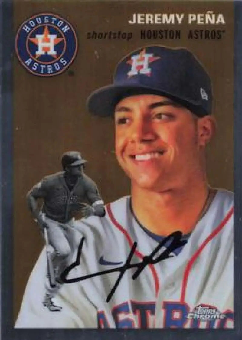 2023 Topps Chrome Platinum Anniversary #243 Jeremy Pena EX Excellent Houston Astros Baseball Card