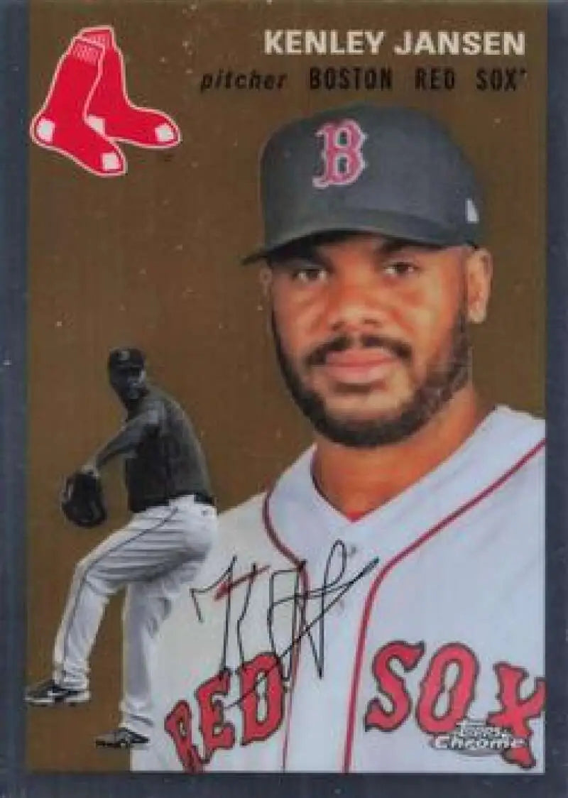 2023 Topps Chrome Platinum Anniversary #246 Kenley Jansen EX Excellent Boston Red Sox Baseball Card - Baseball Card