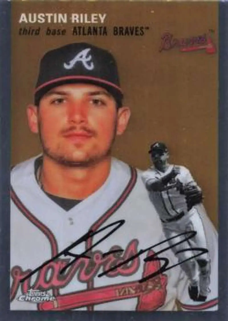 2023 Topps Chrome Platinum Anniversary #249 Austin Riley EX Excellent Atlanta Braves Baseball Card - Baseball Card
