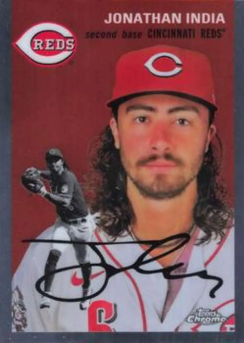 2023 Topps Chrome Platinum Anniversary #252 Jonathan India EX Excellent Cincinnati Reds Baseball Card - Baseball Card