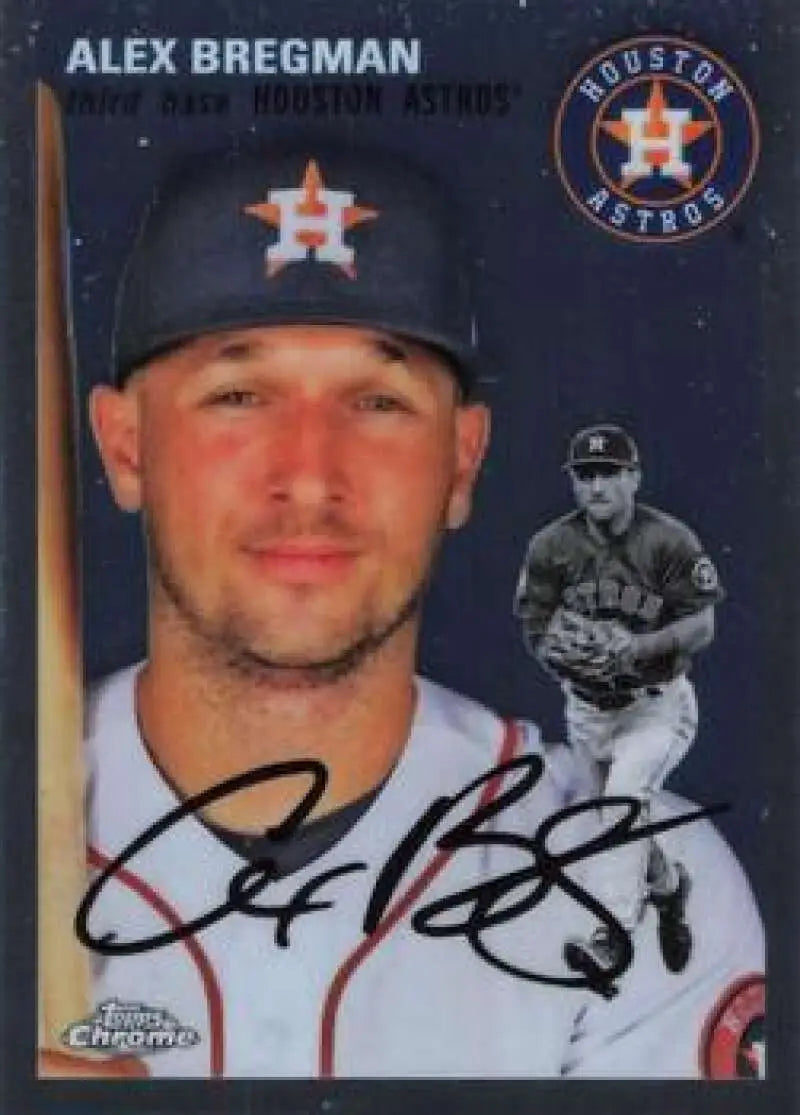 2023 Topps Chrome Platinum Anniversary #258 Alex Bregman EX Excellent Houston Astros Baseball Card - Baseball Card